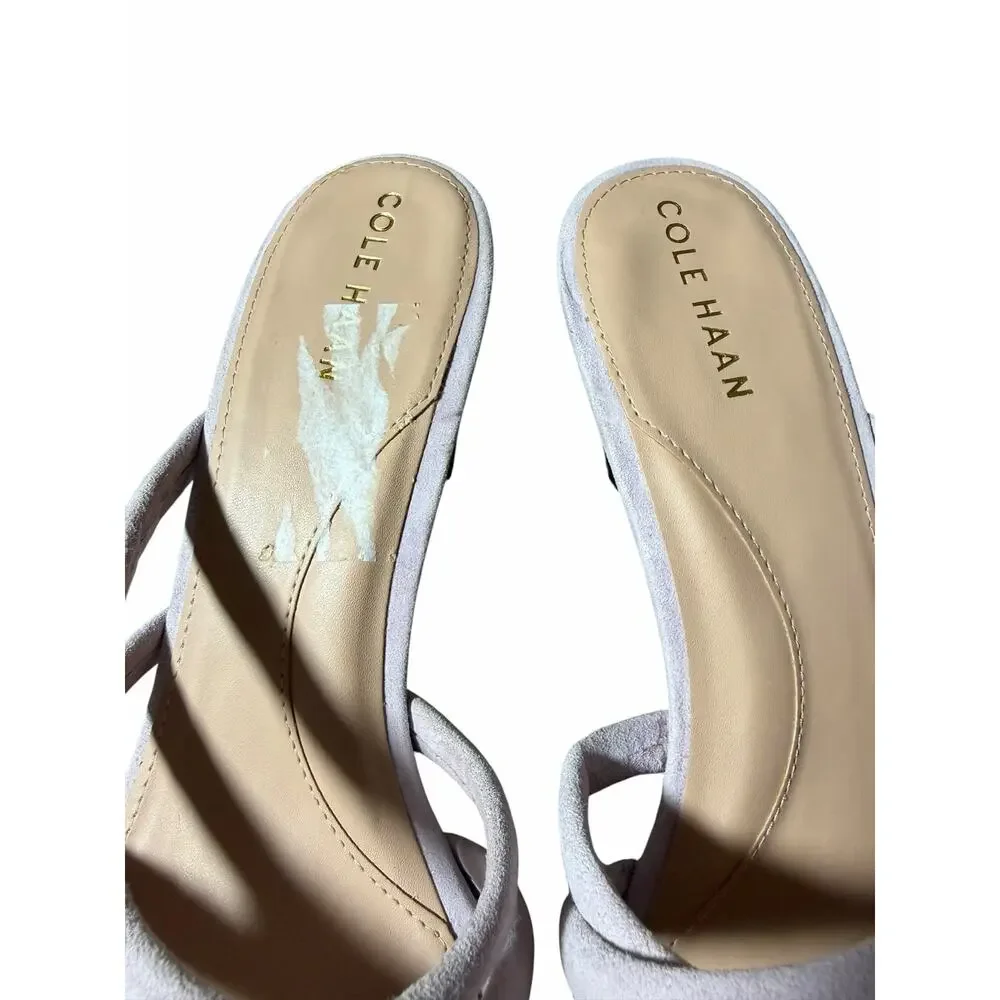 Cole Haan Adella Sandal 65 Orchid Petal Suede Heels Women’s 9.5B New